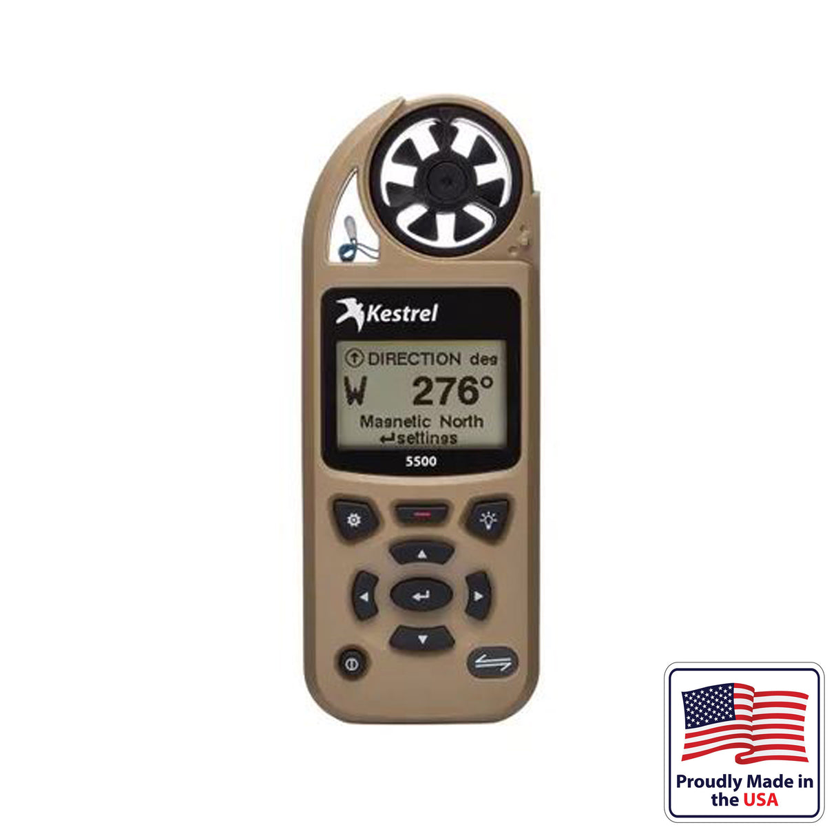 Kestrel 5500 Pocket Weather Meter, Desert Tan