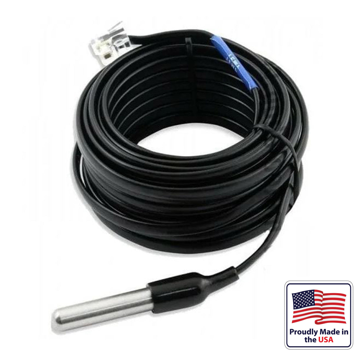 Davis 6475 Temperature Probe, Stainless Steel Tip with RJ Connector