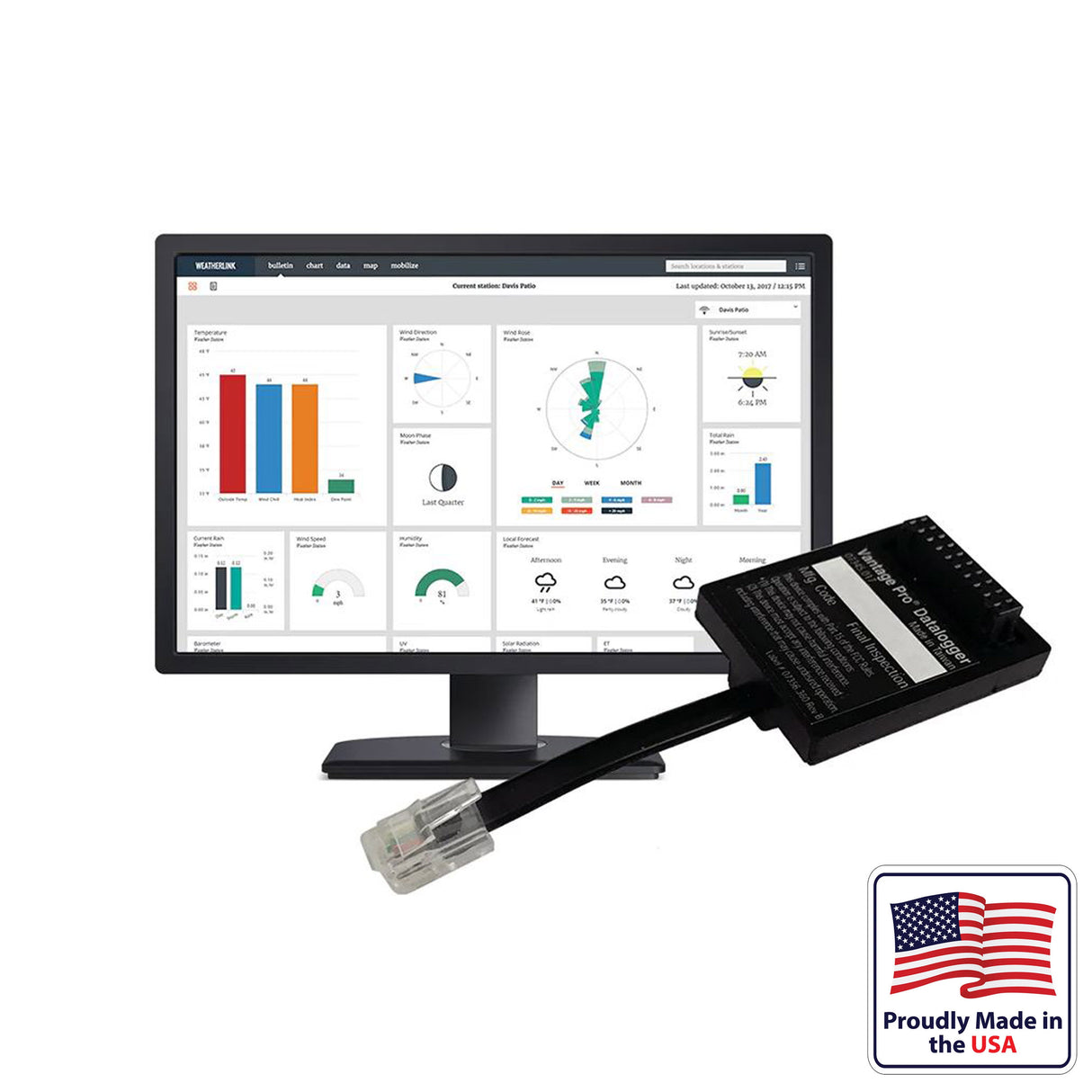 Davis 6510SER WeatherLink Serial-Port Data Logger