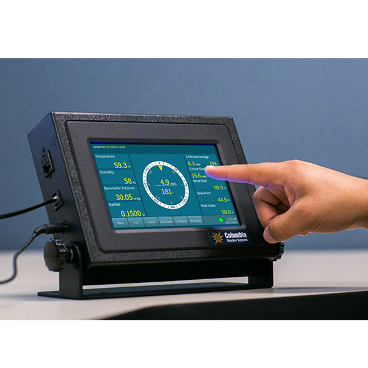 CWS Weather Display Console, Serial/ Ethenet Interface, Desktop Chassis