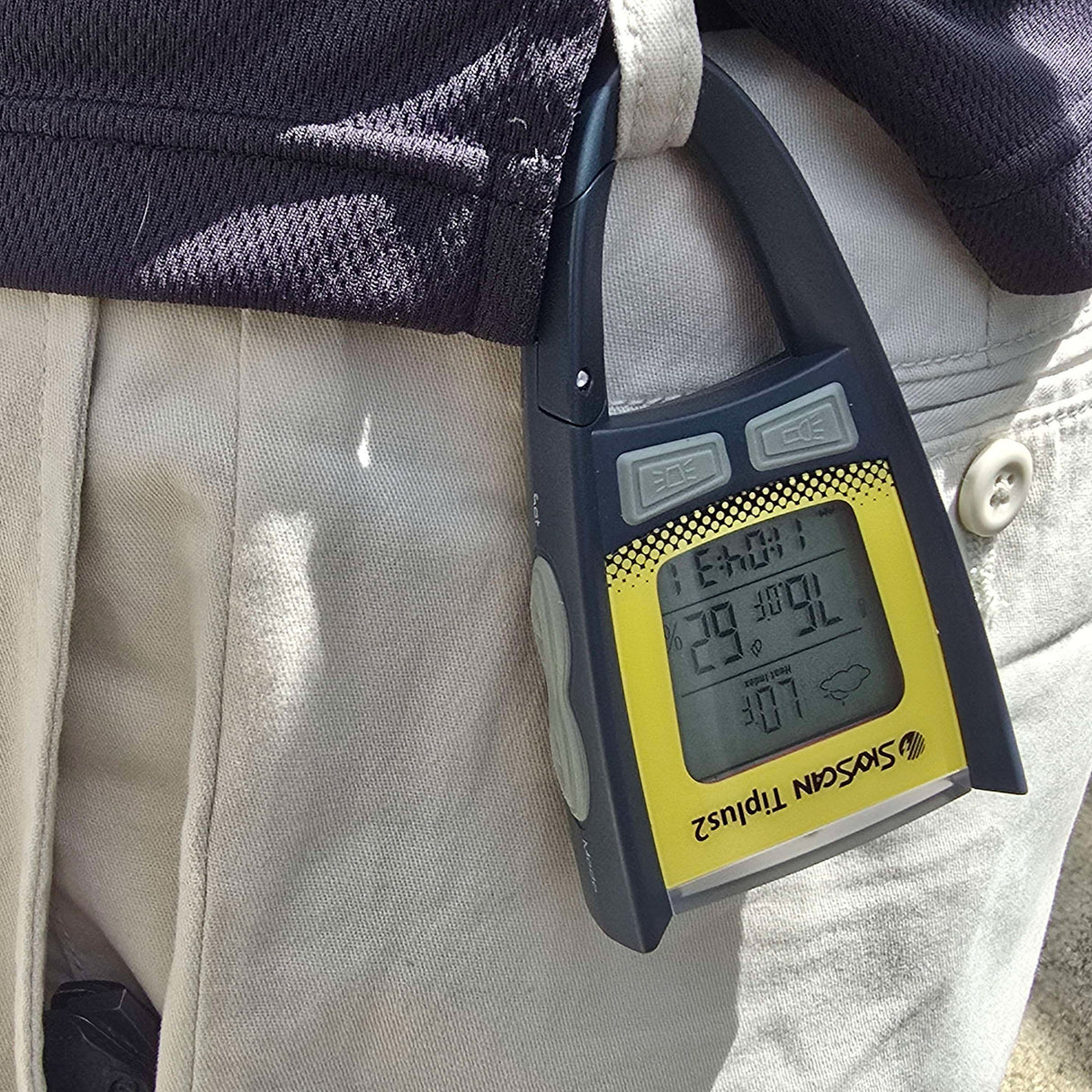 SkyScan Ti-Plus 2 Heat Index Clip-On Weather Station & Alarm