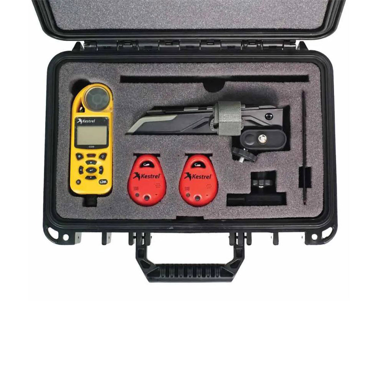 Kestrel Storm Chaser Kit with Kestrel 5500 Weather Meter, Vane Mount, Mini Tripod, Two D3 DROPs, Case