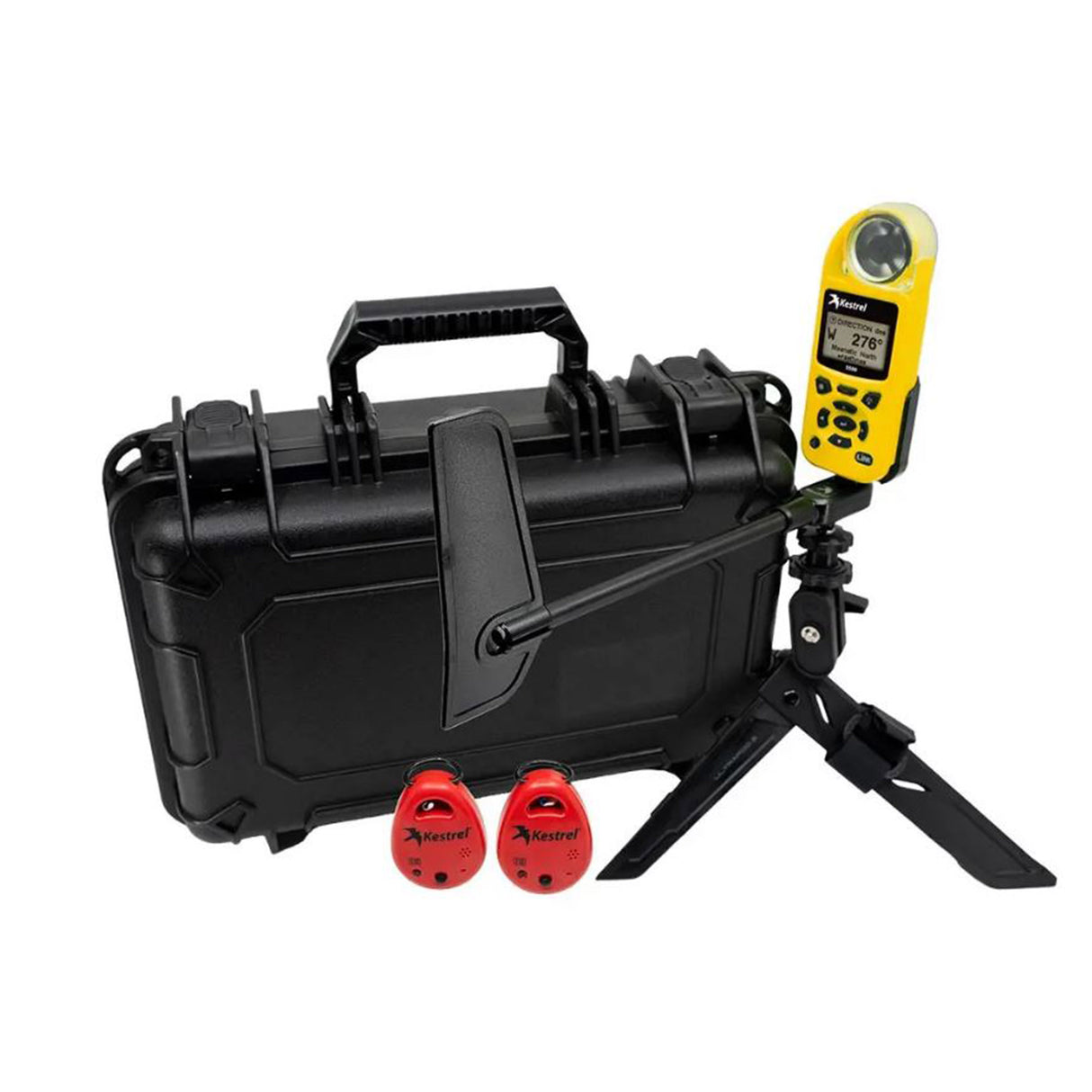 Kestrel Storm Chaser Kit with Kestrel 5500 Weather Meter, Vane Mount, Mini Tripod, Two D3 DROPs, Case