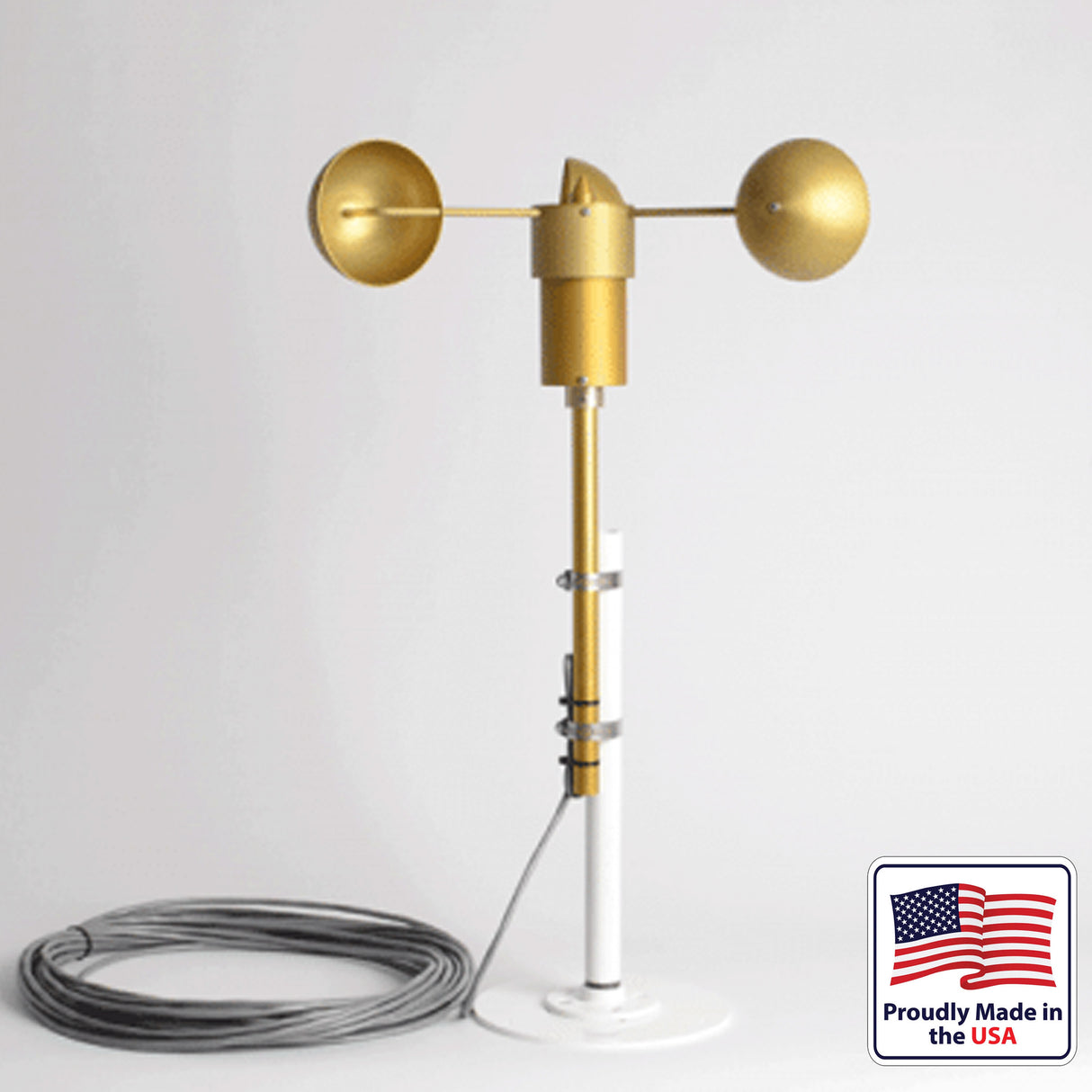 Texas Electronics TV-114 Wind Speed Sensor, Heavy Duty, AC Output