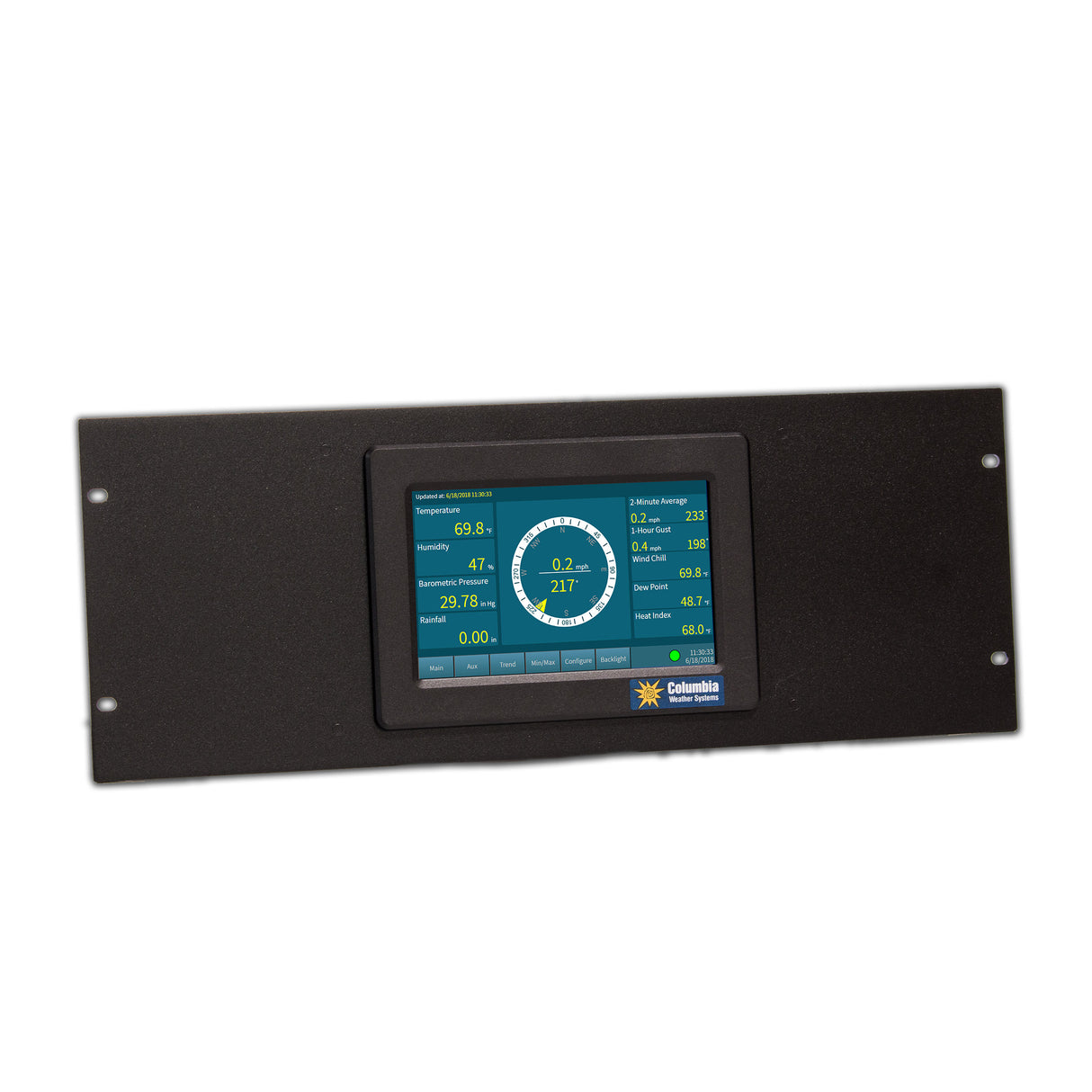 CWS Weather Display Console, Serial/ Ethernet Interface, 19" Rack Mount