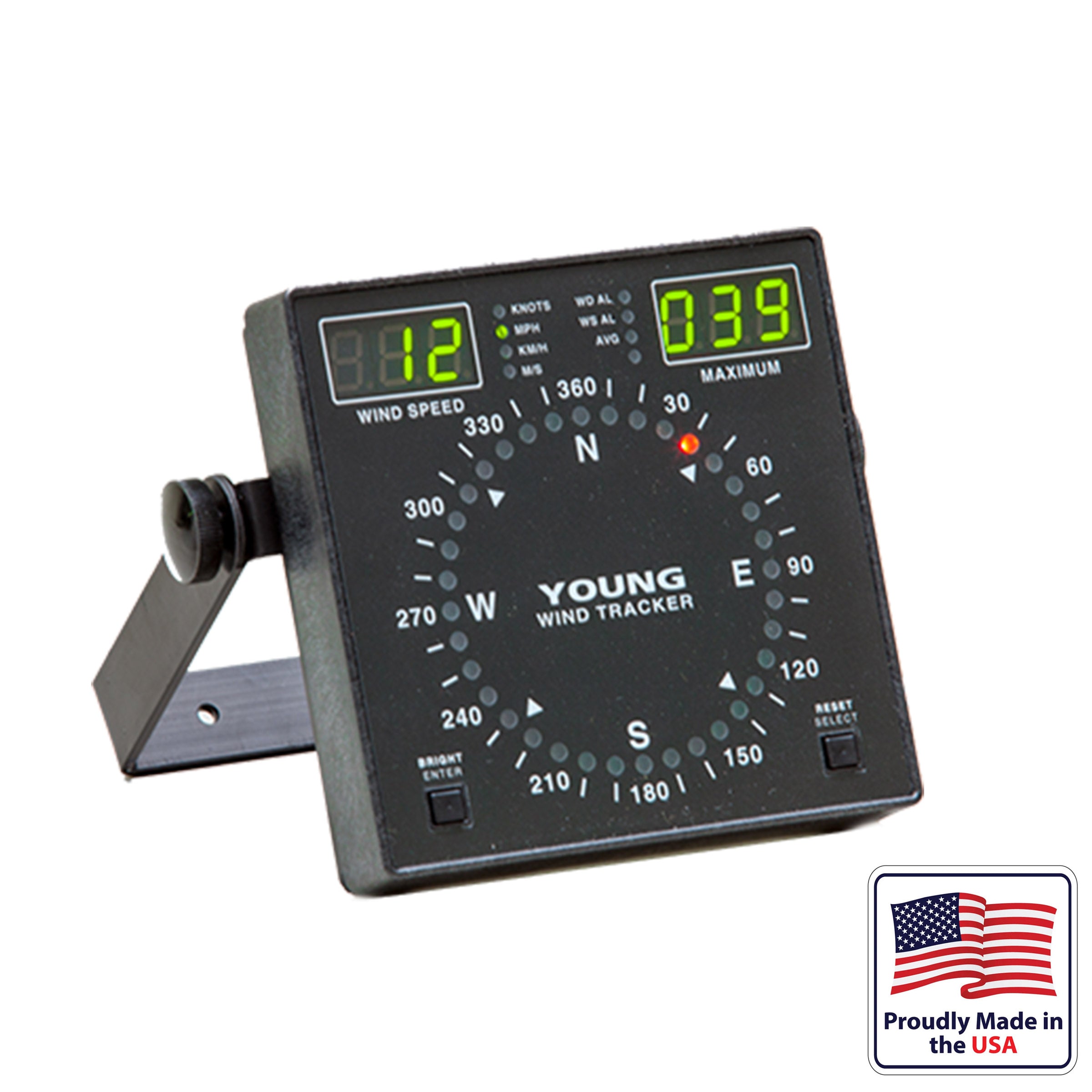 R. M. Young 06201 Wind Tracker Display – Scientific Sales