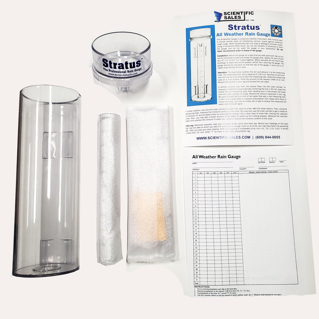 Stratus 6330 Precision Rain & Snow Gauge