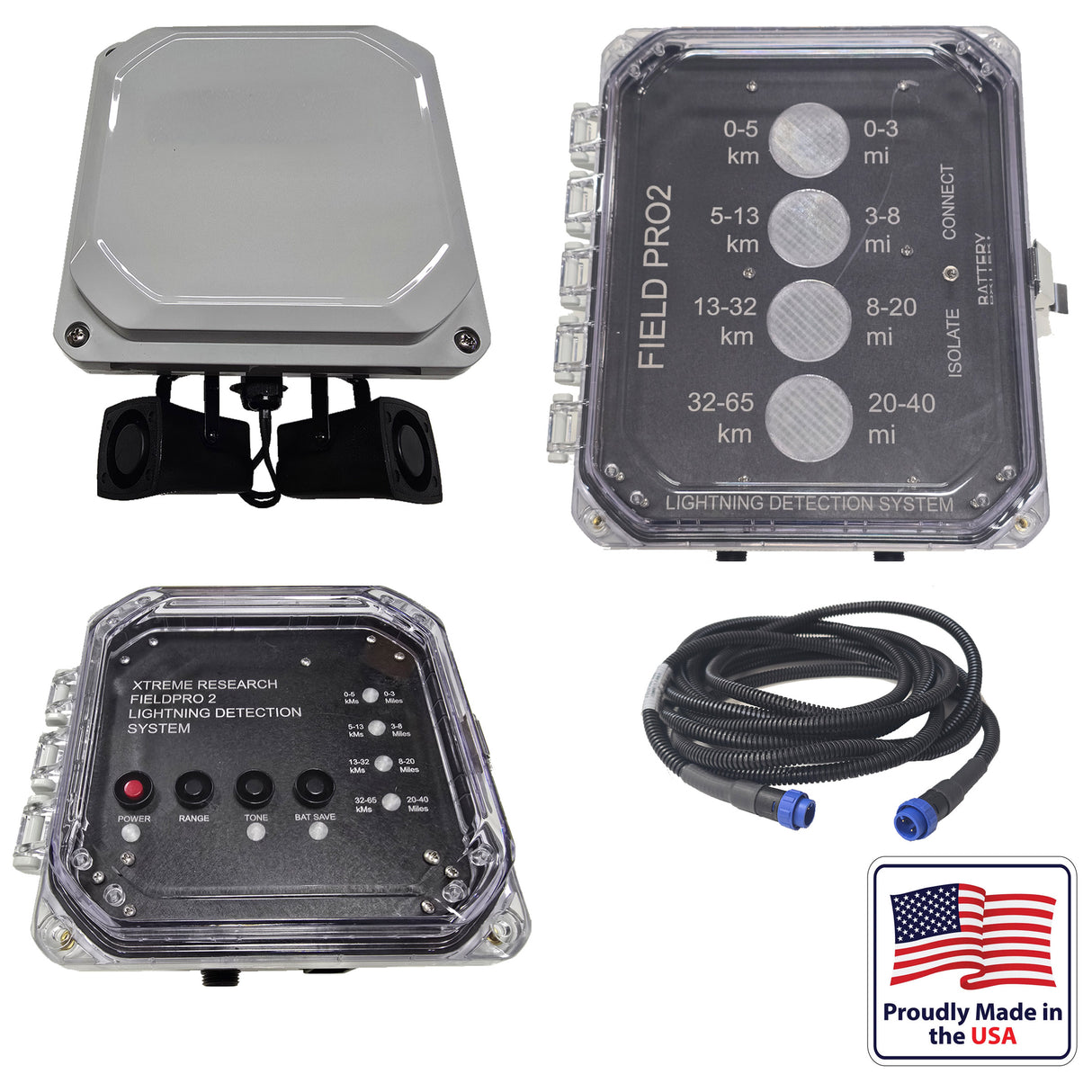 SkyScan Field-Pro 2 Permanent Installation Lightning Detection & Warning System