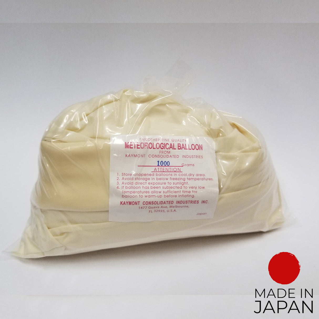 Kaymont HAB-1000 1000g Natural Latex Weather Balloon