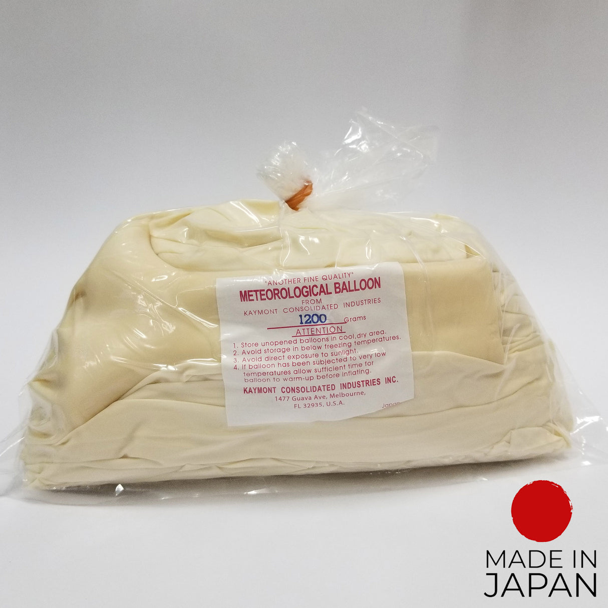 Kaymont HAB-1200 1200g Weather Balloon, Natural Latex