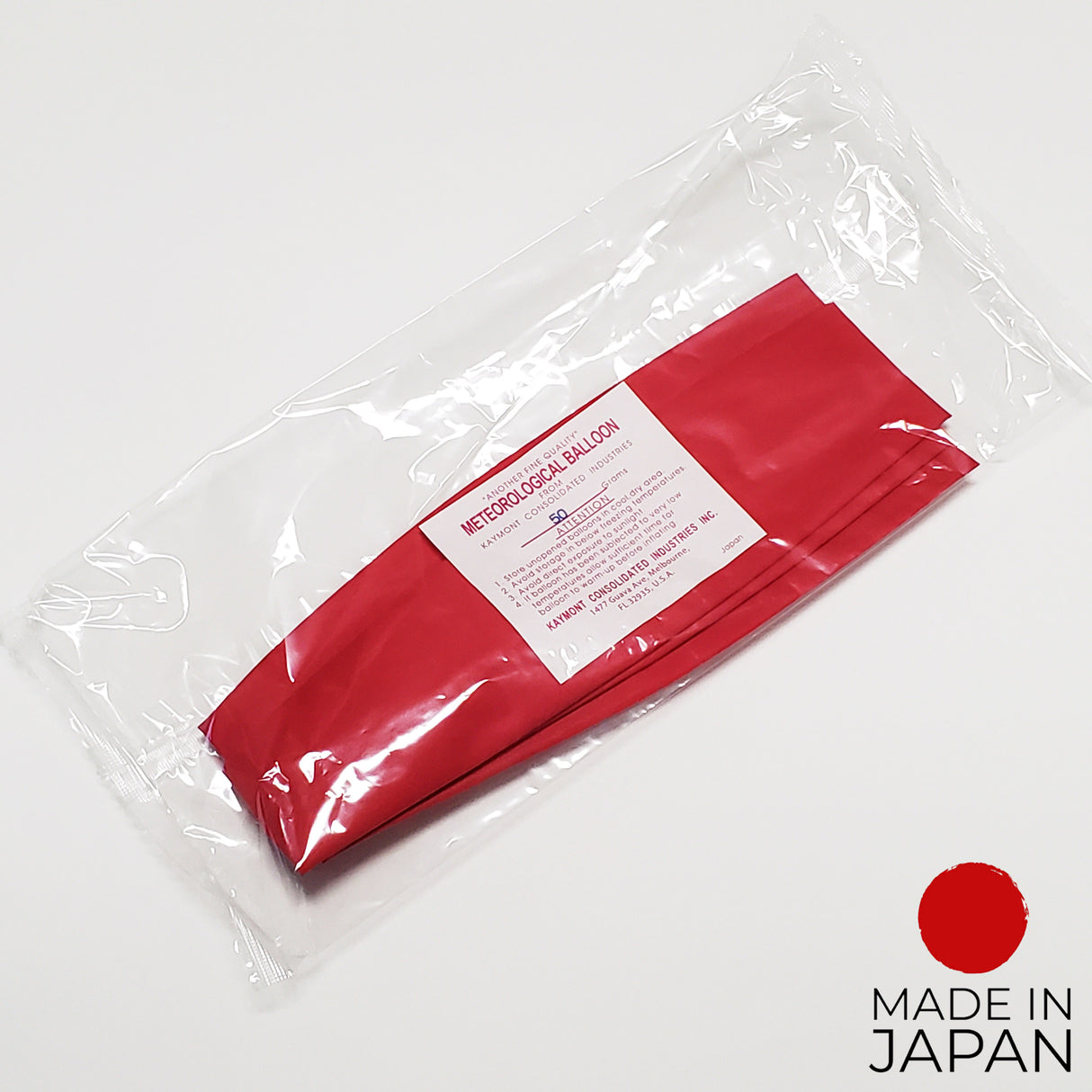 Kaymont 50g Natural Latex PIBAL Weather Balloon