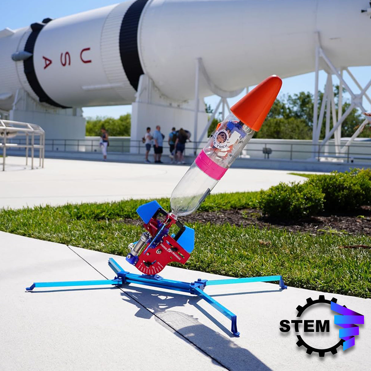 Space Trek HydroLaunch Water Rocket System - STEM Starter Kit
