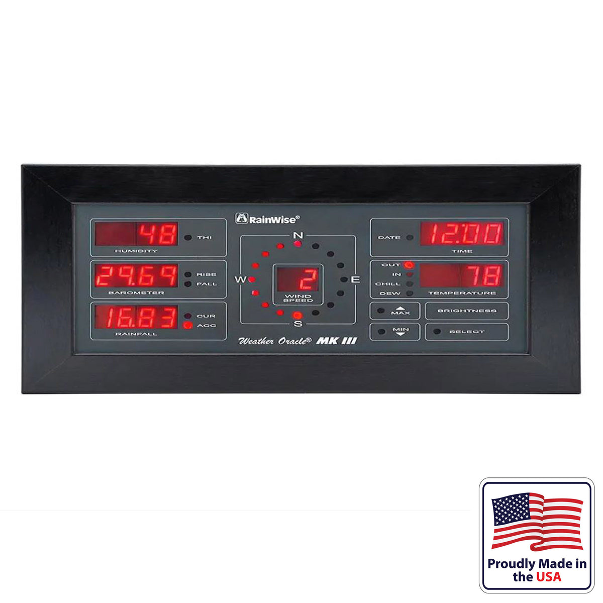 RainWise Oracle Multi-Display for the MK-III Long Range Weather Statio ...
