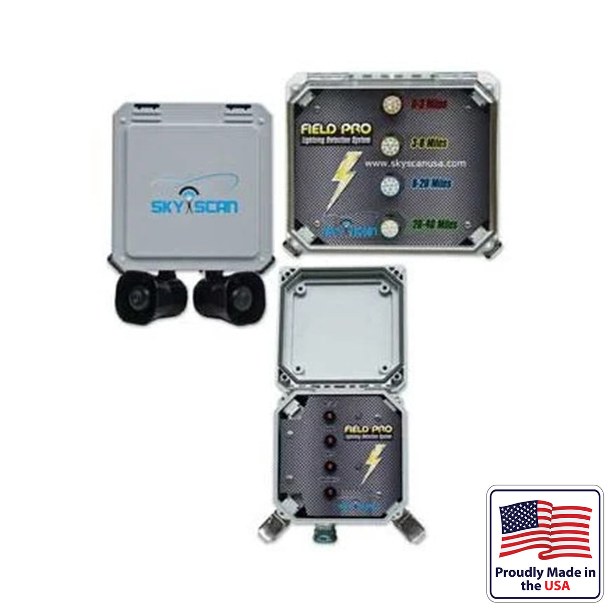 SkyScan Field-Pro 2 Permanent Installation Lightning Detection & Warning System